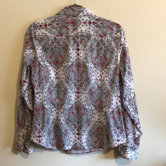 Talbots Wrinkle Resistant Button-down Blouse - Picture 4 of 7